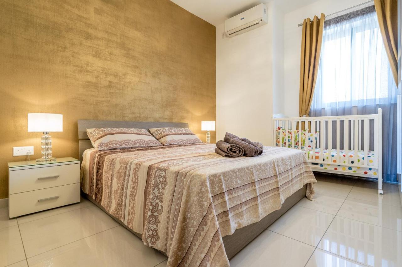 Brand New Apartment-2 Min From The Sea-Central Bugibba San Pawl il-Baħar Zewnętrze zdjęcie