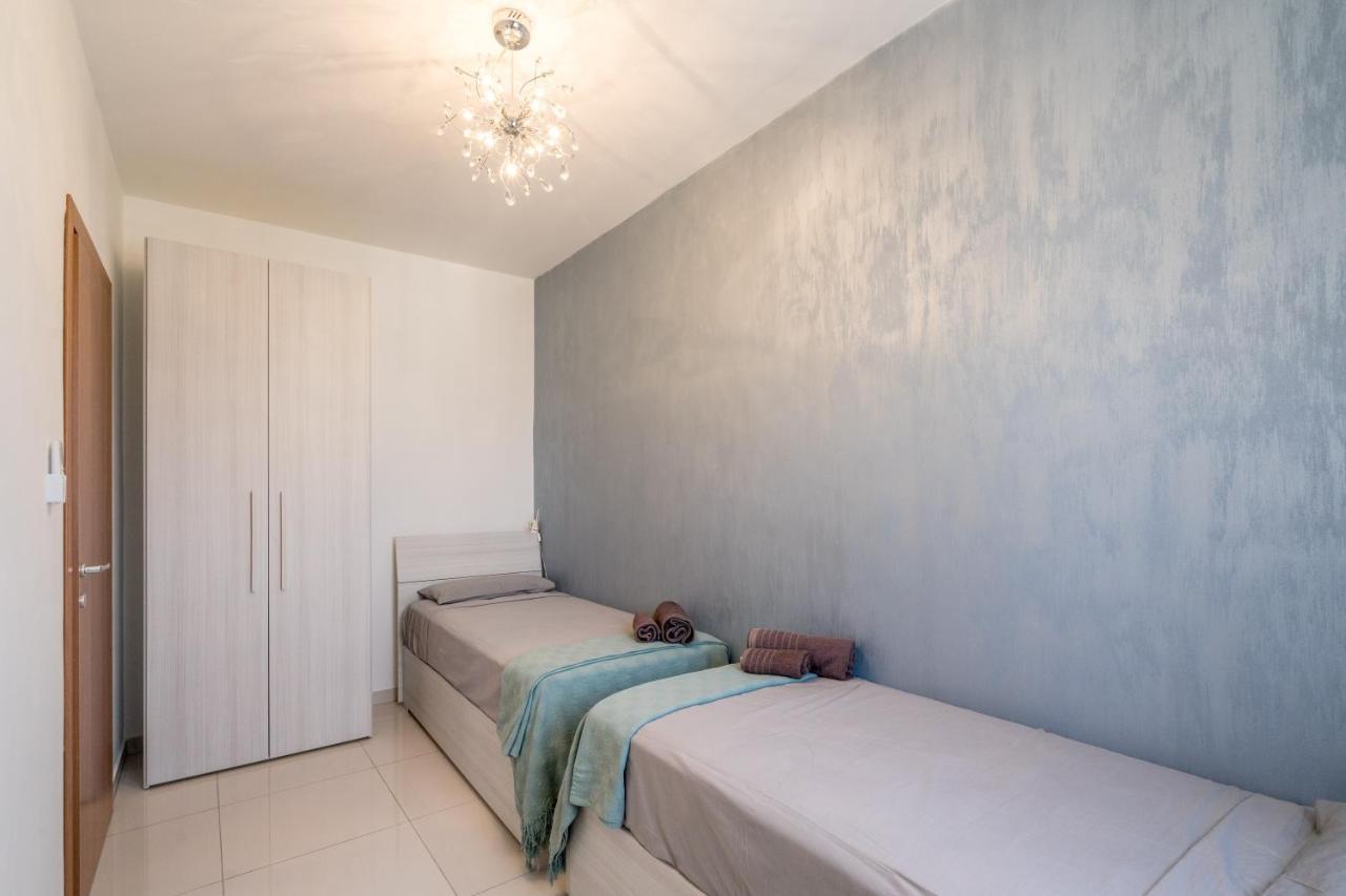 Brand New Apartment-2 Min From The Sea-Central Bugibba San Pawl il-Baħar Zewnętrze zdjęcie