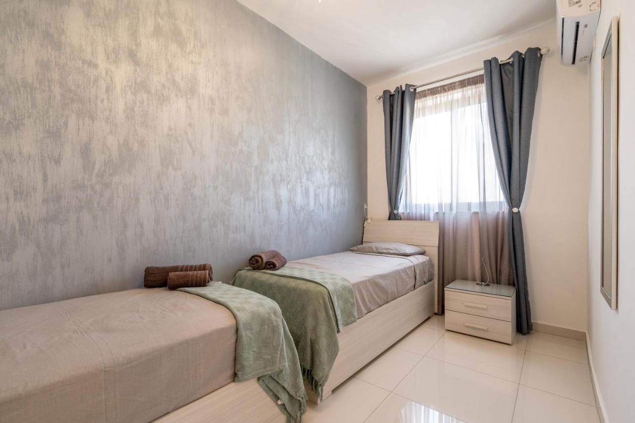 Brand New Apartment-2 Min From The Sea-Central Bugibba San Pawl il-Baħar Zewnętrze zdjęcie